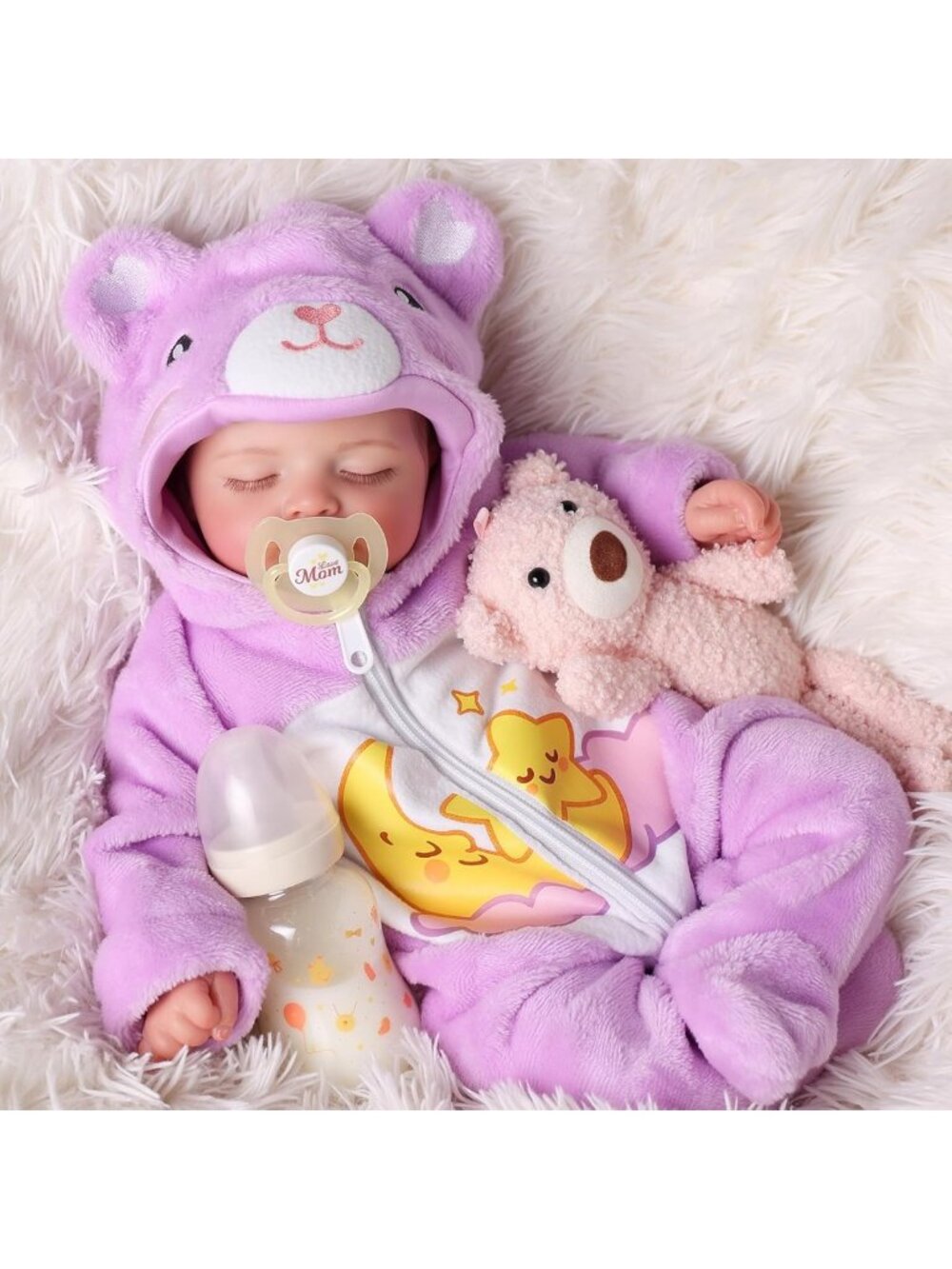20 Inch Lifelike Reborn Baby Doll Cuddly Realistic Newborn Girl